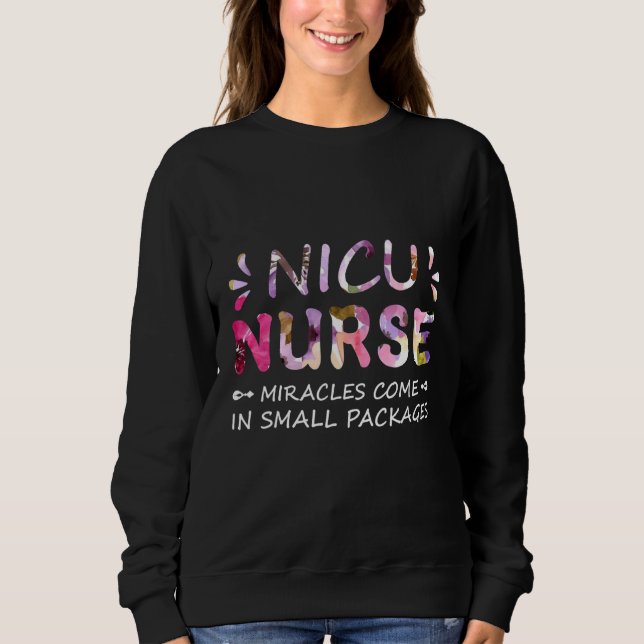 Graphic Nurse Apparel NICU Nurse Sweatshirt (Front)