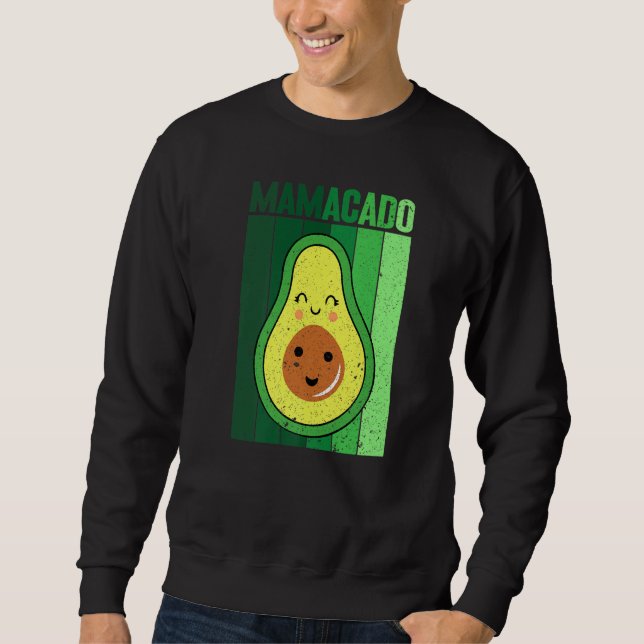 Graphic of Mamacado Papacado for Avocado   1 Sweatshirt (Front)