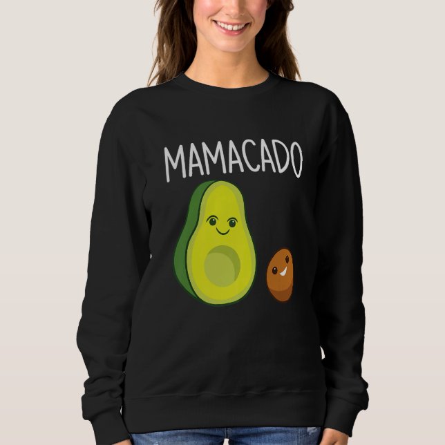 Graphic of Mamacado Papacado for Avocado   3 Sweatshirt (Front)