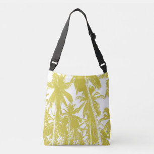 Graphic Palm Trees Design Crossbody Bag