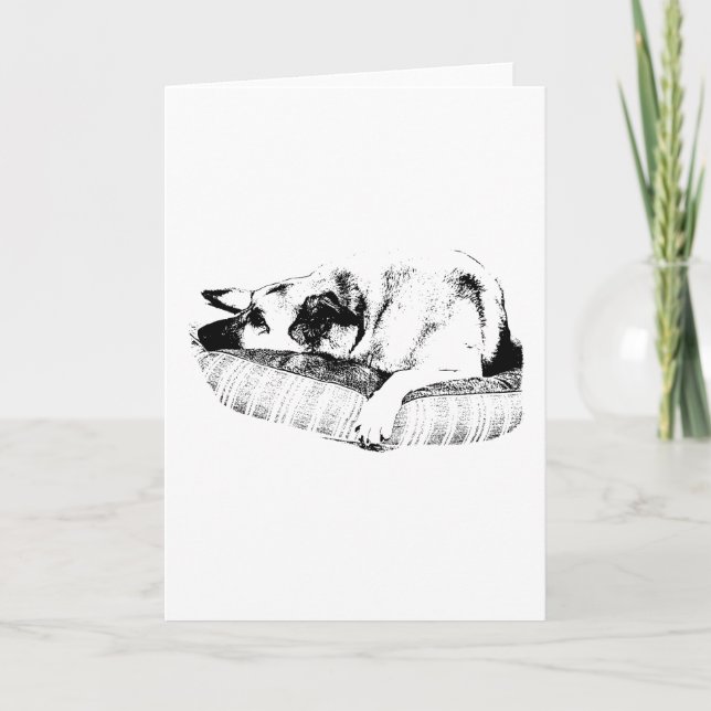 Graphic Pause, Peaceful Season Wish Card (Front)