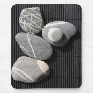 Graphic pebbles mouse pad