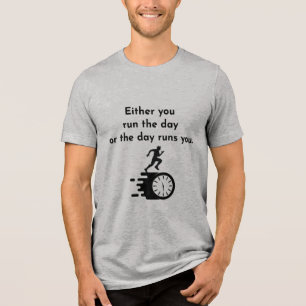 Graphic Printed Basic Dark T-Shirt Tri-Blend Shirt