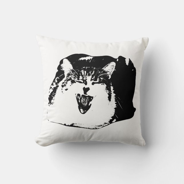 Graphic Rest, Ink Plush Cushion (Front)
