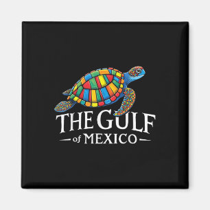 Graphic Sea Turtle Gulf Of Mexico Never Forget Tru Magnet
