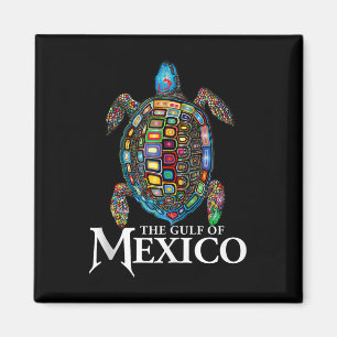 Graphic Sea Turtle Gulf Of Mexico Never Forget Tru Magnet