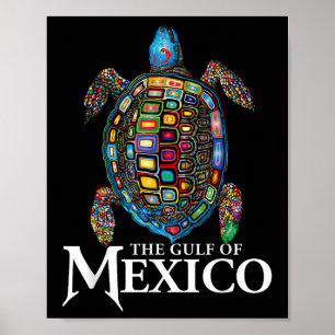 Graphic Sea Turtle Gulf Of Mexico Never Forget Tru Poster