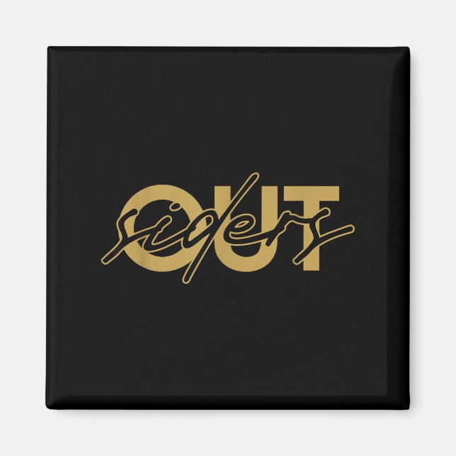 Graphic Shirt Outsiders Magnet (Front)