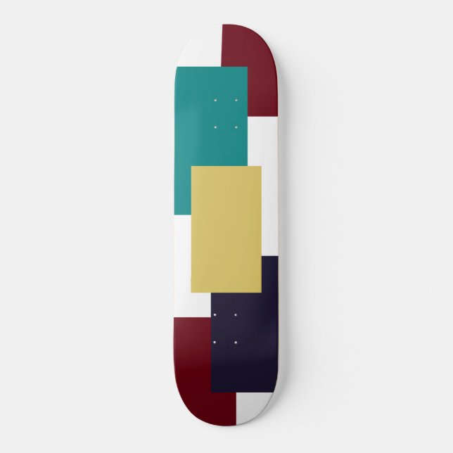 Graphic Skate Board 4 colour and wood (Front)