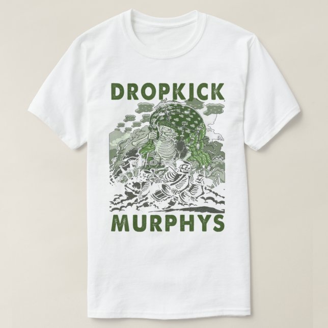 Graphic skull picture punk music band   T-Shirt (Design Front)