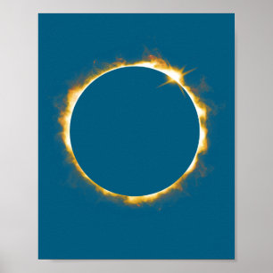Graphic Solar Eclipse August 21 2017 Poster