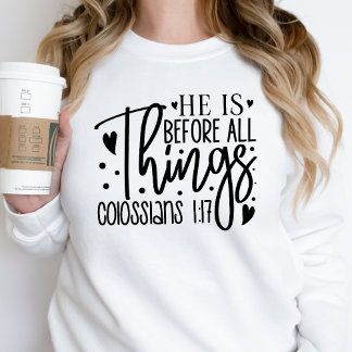 Graphic Sweatshirt for Women Jesus Christian