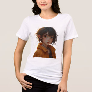 graphic T-shirt featuring a stunning digital art Tri-Blend Shirt
