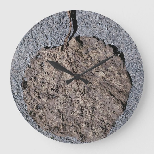 Graphic/Textured Large Clock (Front)