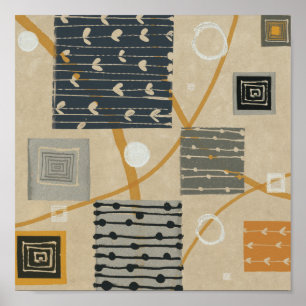 Graphic Tiles Poster