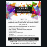 Graphic Triangle Design, Graphic Design Advert Flyer<br><div class="desc">Graphic Triangle Design,  Graphic Designer Advertising Flyers By The Business Card Store.</div>