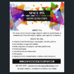 Graphic Triangle Design, Graphic Design Advert Flyer<br><div class="desc">Graphic Triangle Design,  Graphic Designer Advertising Flyers By The Business Card Store.</div>