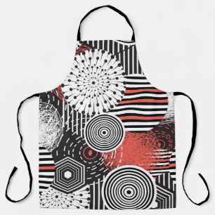 Graphic Vintage Abstract Illustration Elements Apron