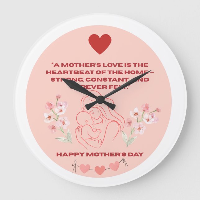 Graphica Mother's day clock  (Front)