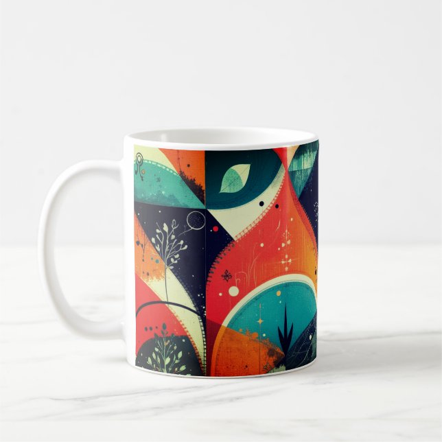 Graphical Abstraction Classic Mug (Left)
