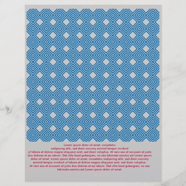 Graphical Blue White Flyer (Front)