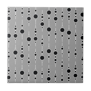 Graphite Circle Pattern PT 62 Tile