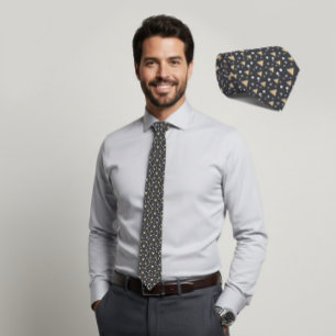 Graphite Geometry Luxe Tie