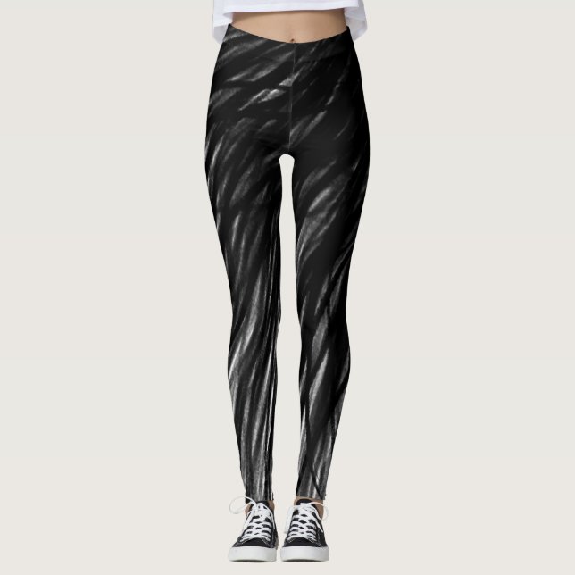 Graphite Lines - Leggings (Front)