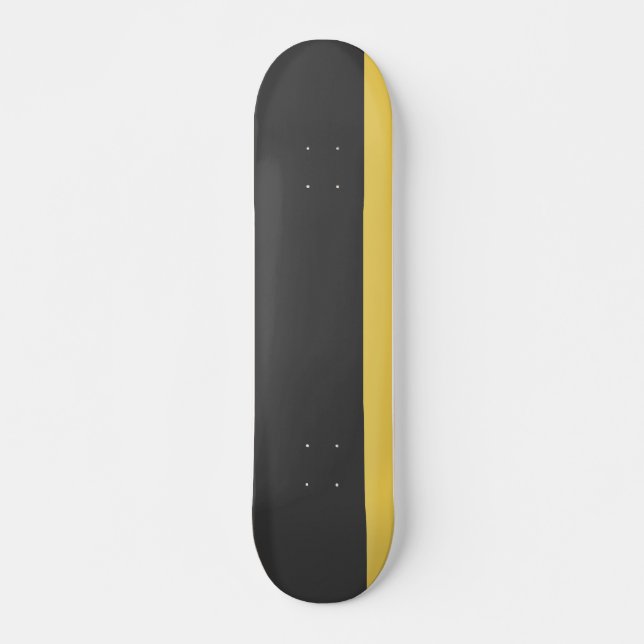 Graphite Yellow Longboard Skateboard (Front)