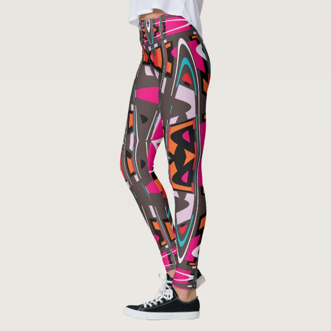 Graphix Collision Neon Leggings (Left)