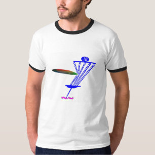 Grapic T shirt with disc striking chains!