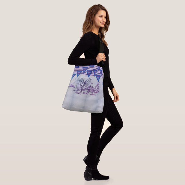 Grapo Draco Messenger Bag (On Model)