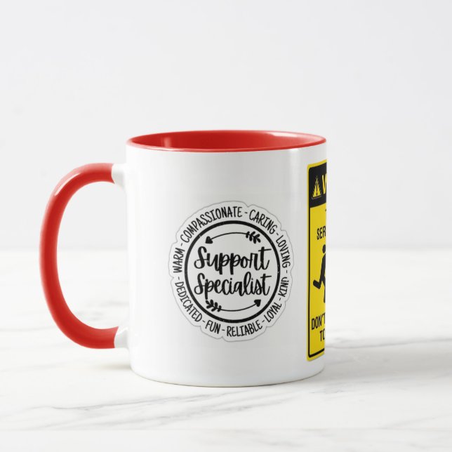 Grappige mok voor de application specialist mug (Left)