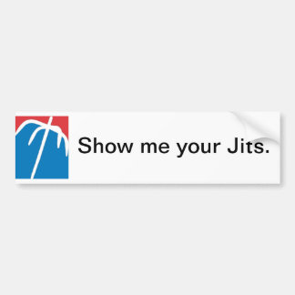 Grapple - American, Show me your Jits. Bumper Sticker
