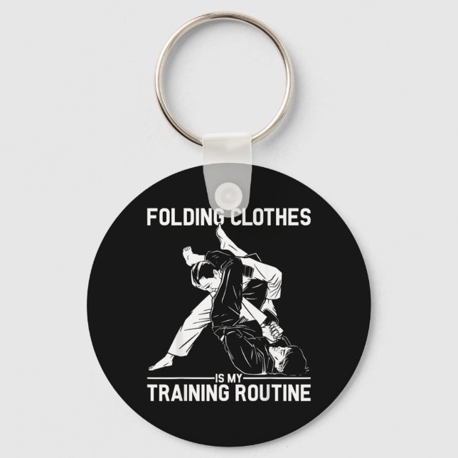 Grappling Brazilian Jiu Jitsu Bjj Key Ring (Front)