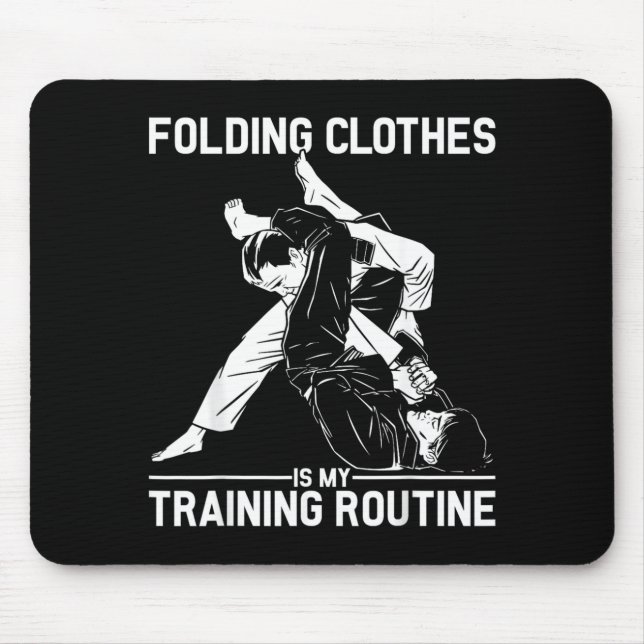 Grappling Brazilian Jiu Jitsu Bjj Mouse Pad (Front)