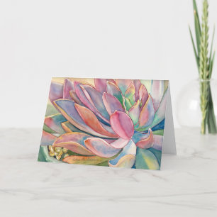 Graptovera watercolor by Debra Lee Baldwin Card