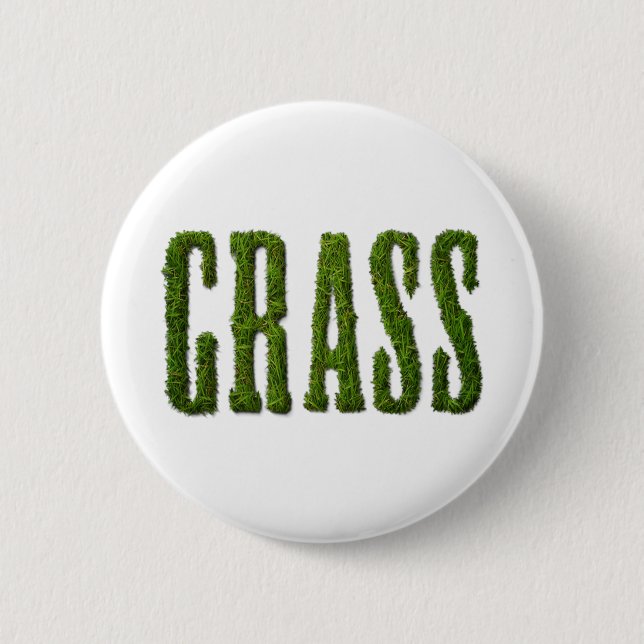 GRASS 6 CM ROUND BADGE (Front)