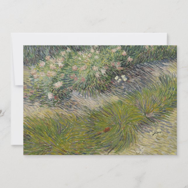 Grass and Butterflies by Vincent van Gogh Invitation (Front)