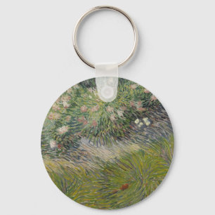 Grass and Butterflies by Vincent van Gogh Key Ring