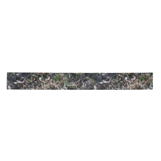grass and leaves pattern wrapping paper satin ribbon (Front)