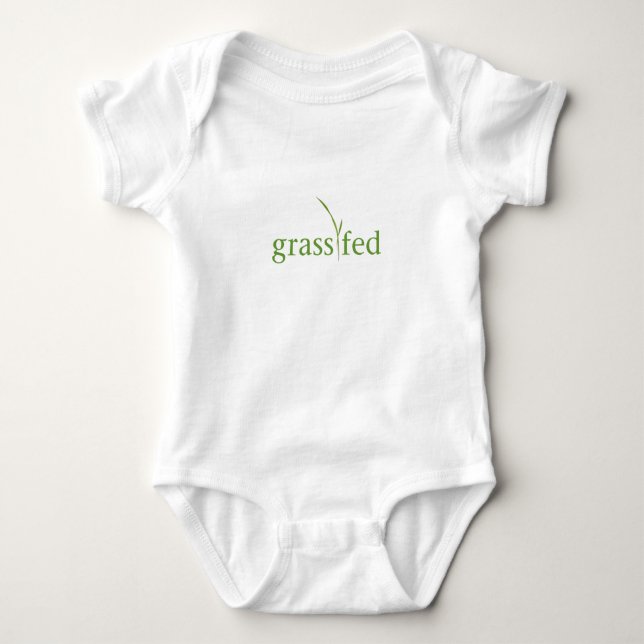 Grass Fed Baby Bodysuit (Front)