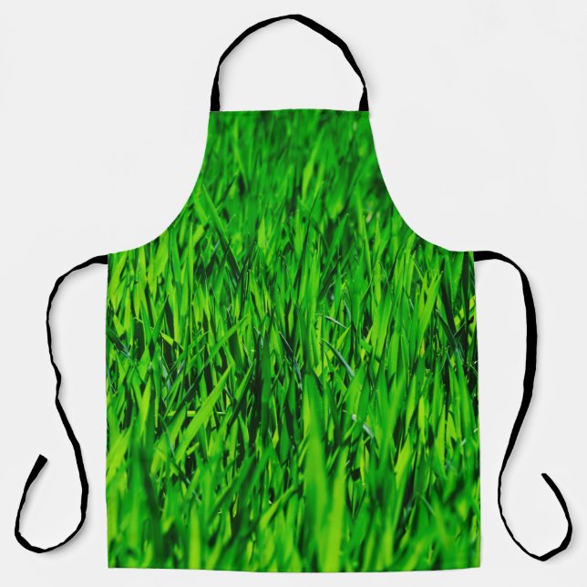 Grass field meadow lawn growth apron (Front)