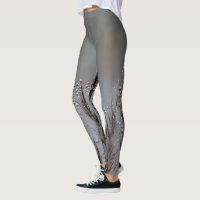 Grass Glow Droplets Leggings
