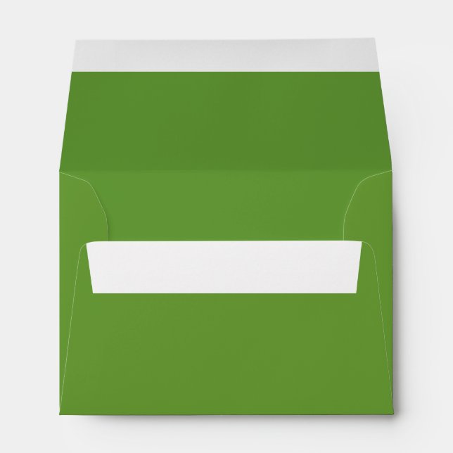 Grass Green A6 4x6 Inside Colour Envelopes (Back (Bottom))