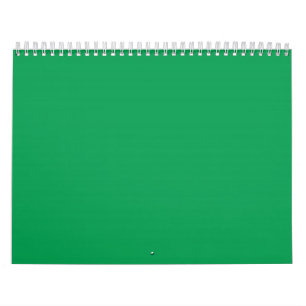 Grass Green Backgrounds on a Calendar