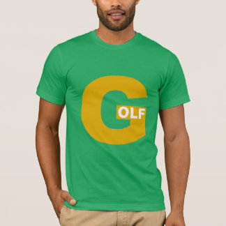 Grass green jersey T-shirt for men DESIGN GOLF