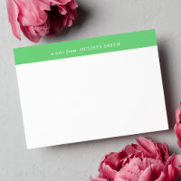 GRASS GREEN PERSONALIZED FAMILY NAME MONOGRAM