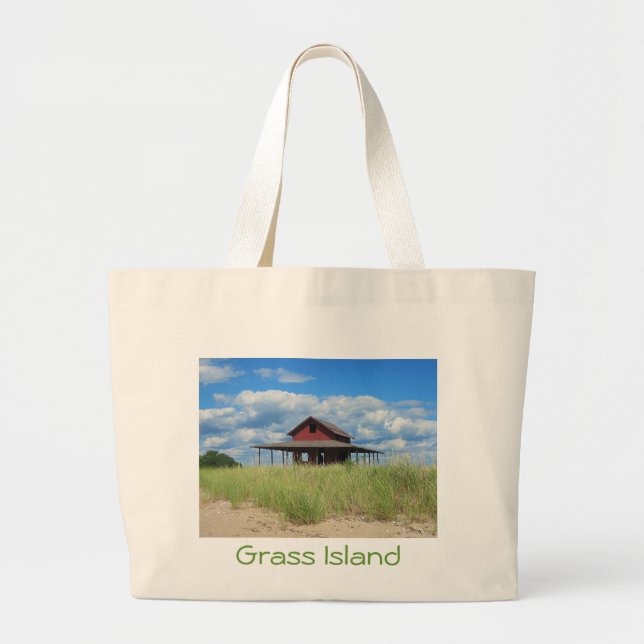 Grass Island Beach Bag (Front)