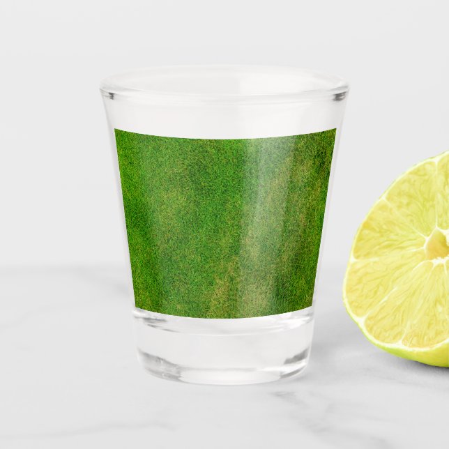 Grass Lawn Shot Glass (Front)